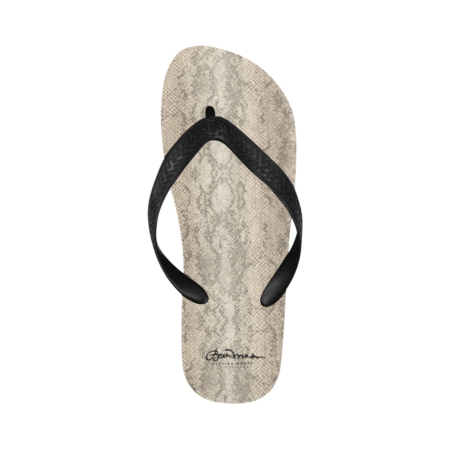 Snake Print Flip Flops for Men/Women