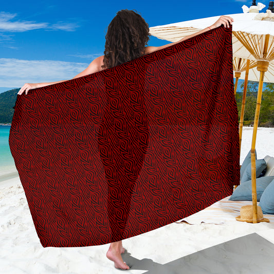 Red Zebra Sarong