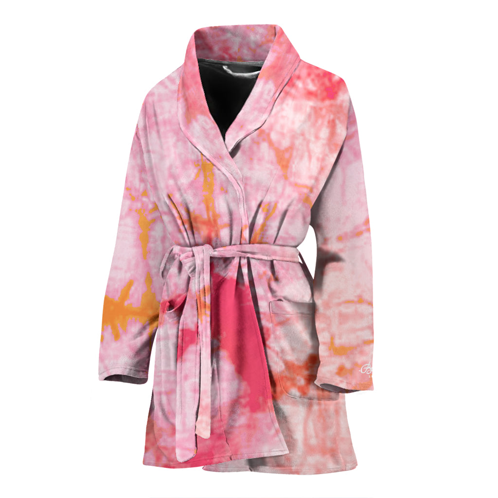 Fantasia Tie Dye Bath Robe - Women