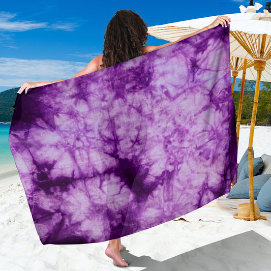 Purple Tie Dye Sarong