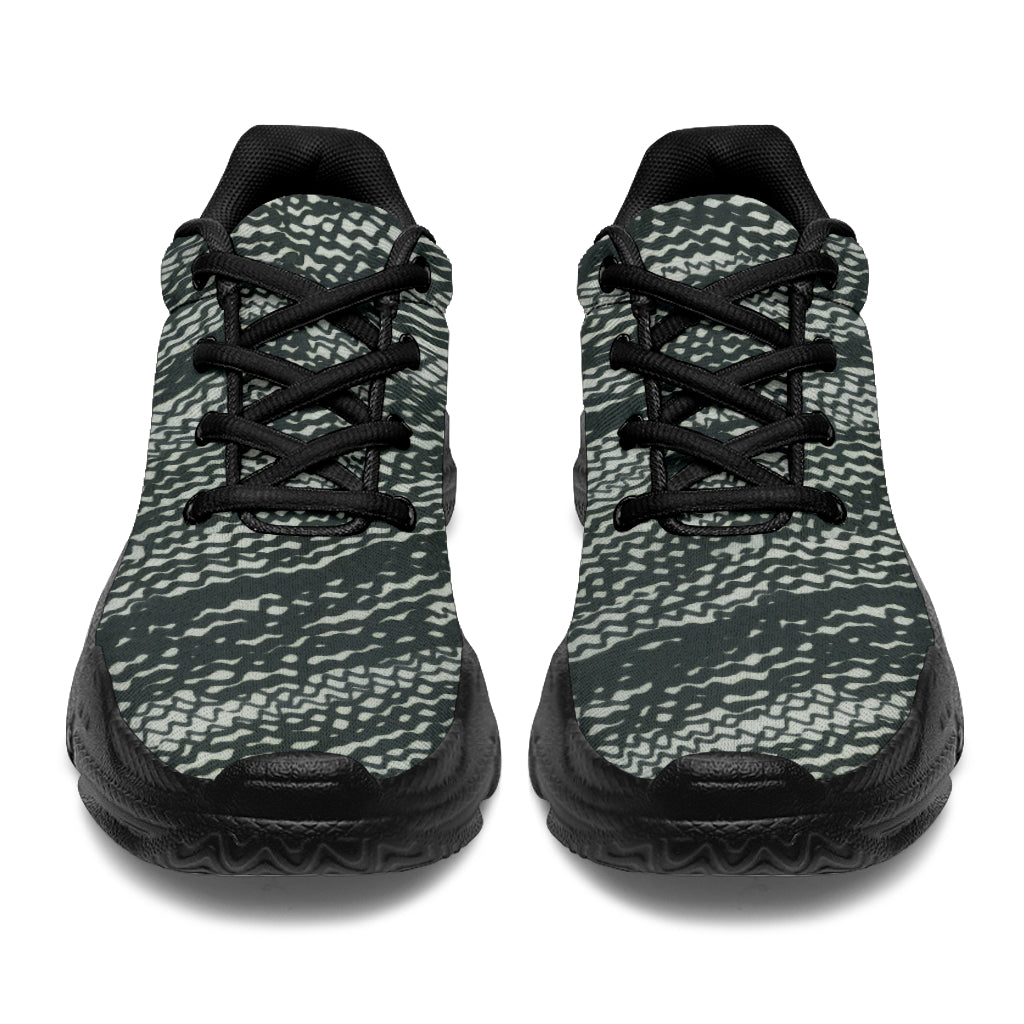 Tire Scribbles Athletic Sneakers