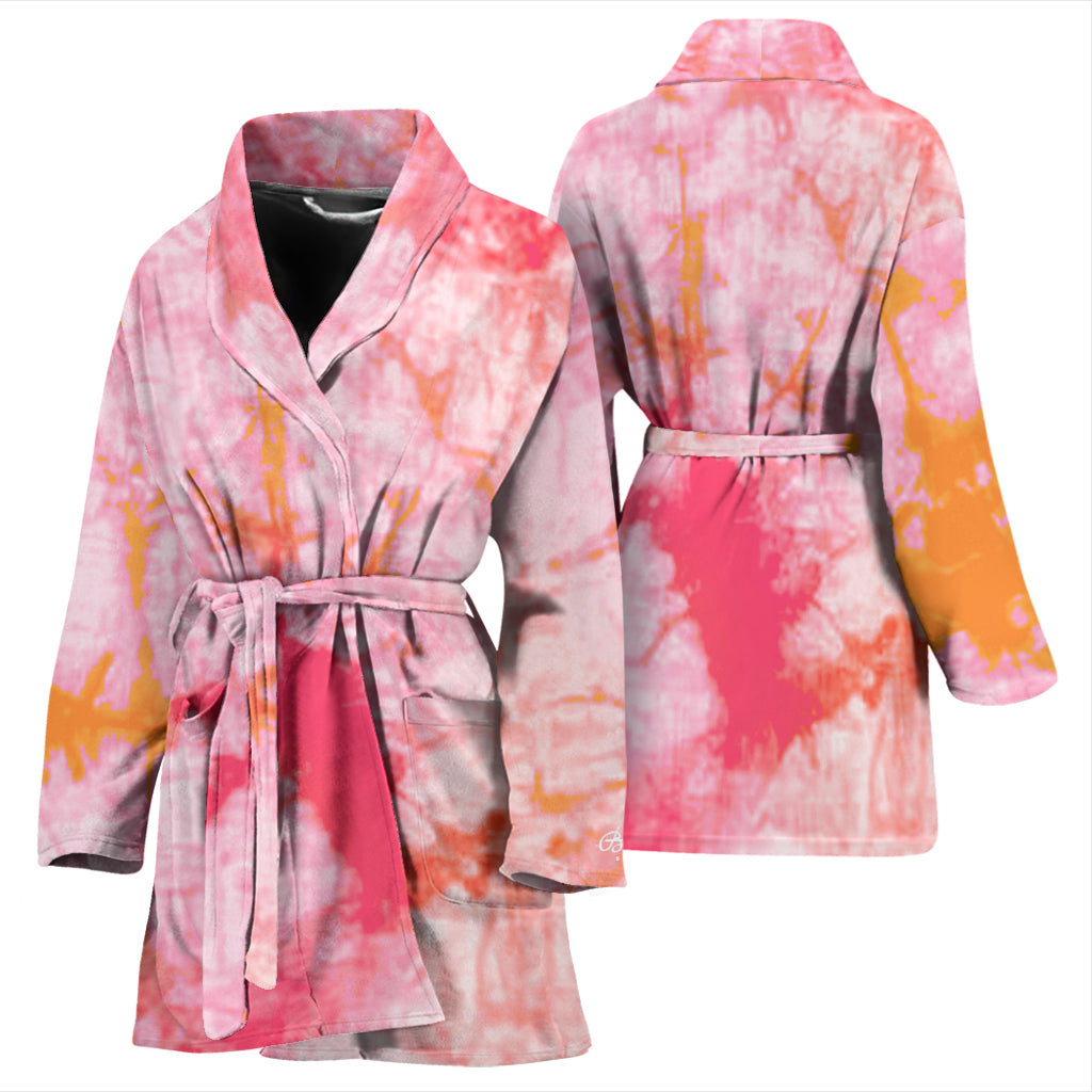 Fantasia Tie Dye Bath Robe - Women