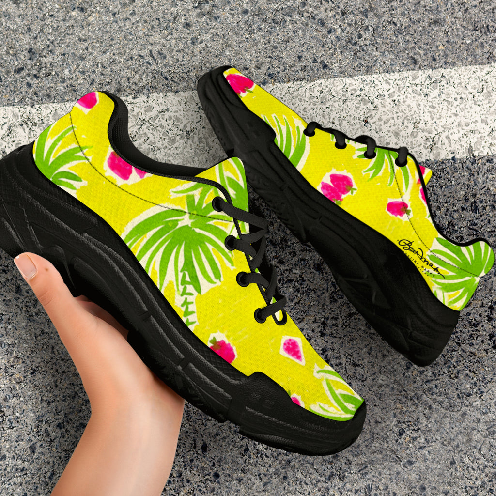 Strawberry Tropic Athletic Sneakers