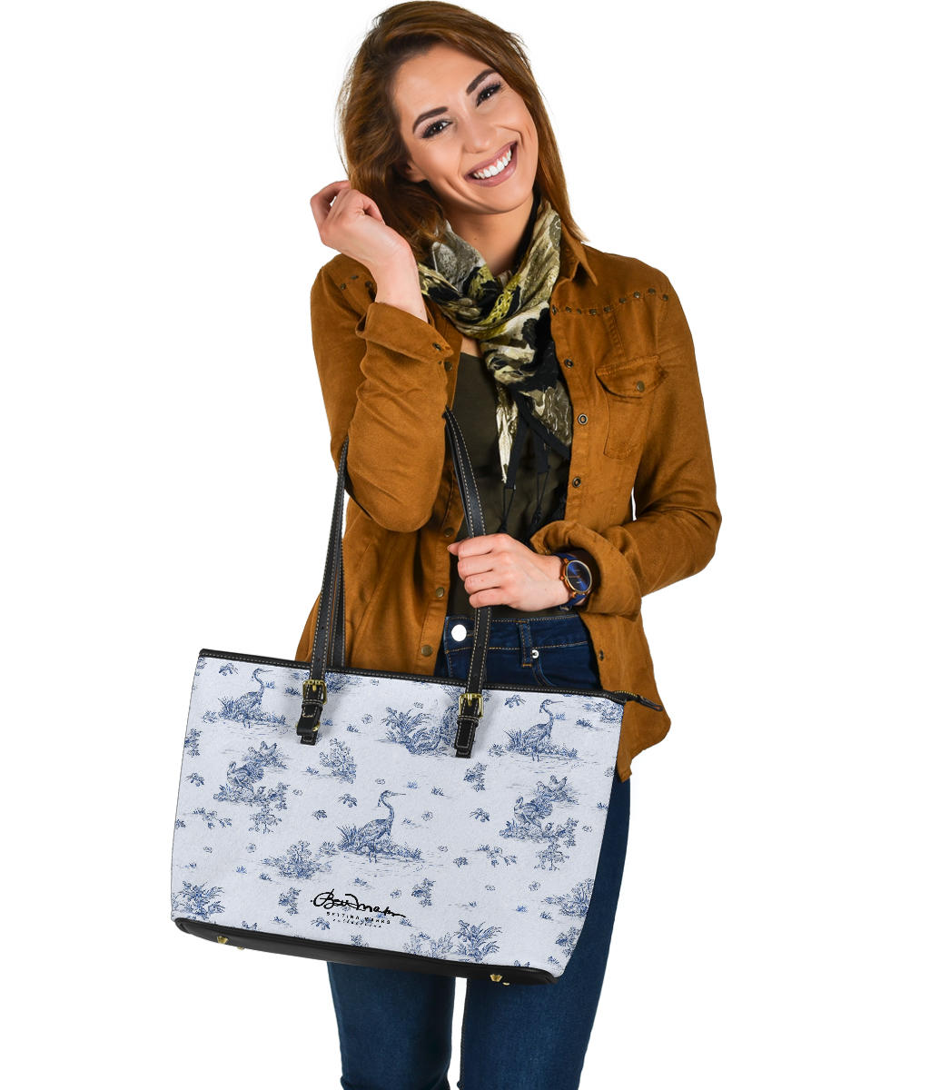 Toiles de Jouy Harmony Blue Large Tote Bag