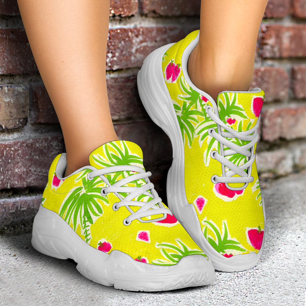 Strawberry Tropic Athletic Sneakers