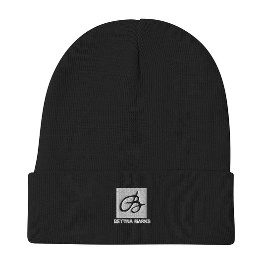 Black B logo Embroidered Beanie