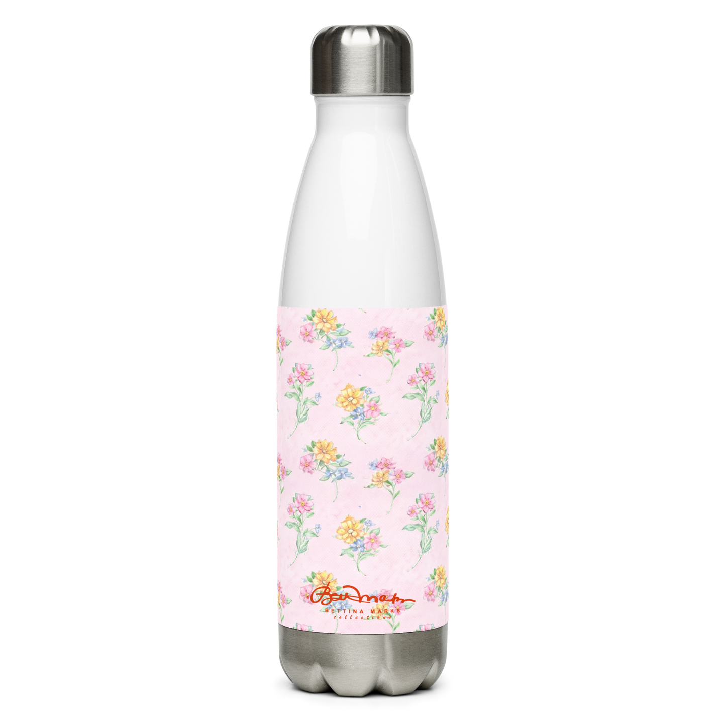 Multi Pink Floral Stainless steel water bottle