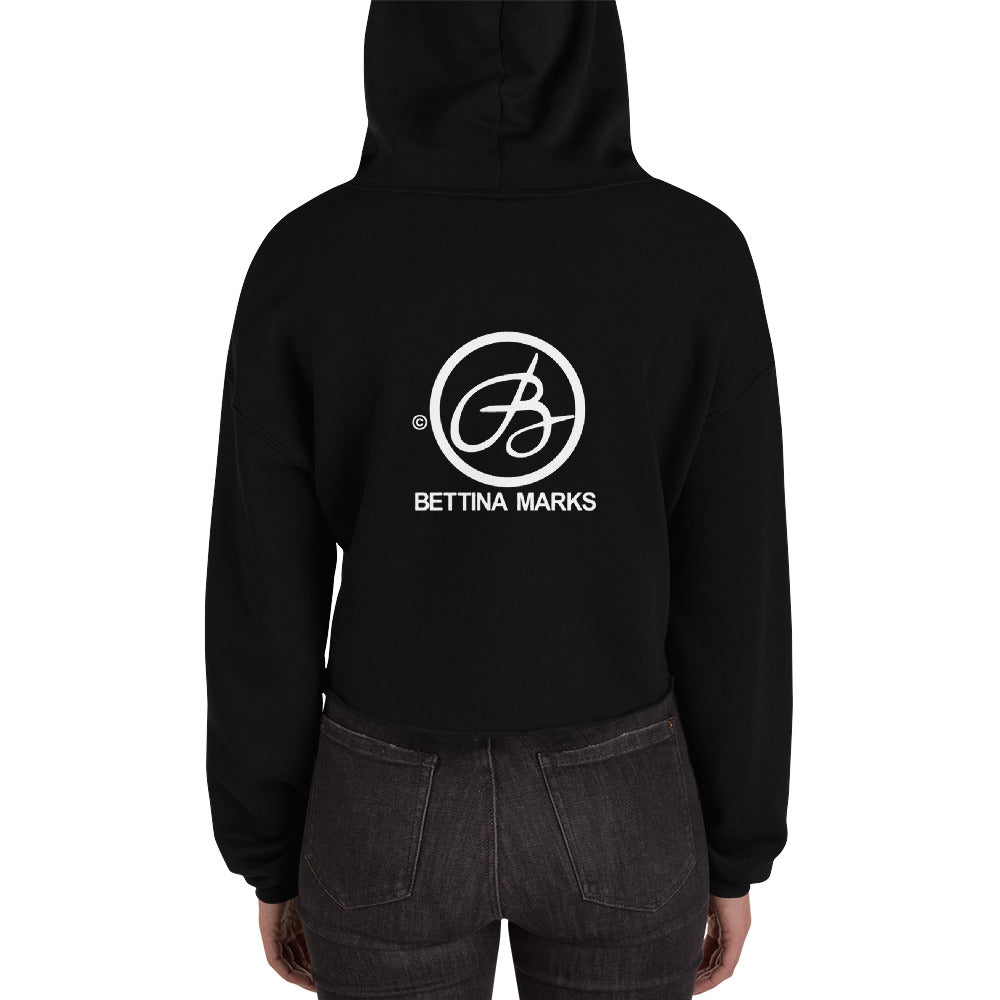 Bettina Marks Logo Crop Hoodie