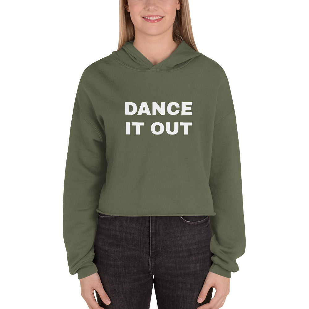 Dance It Out Crop Hoodie - Women