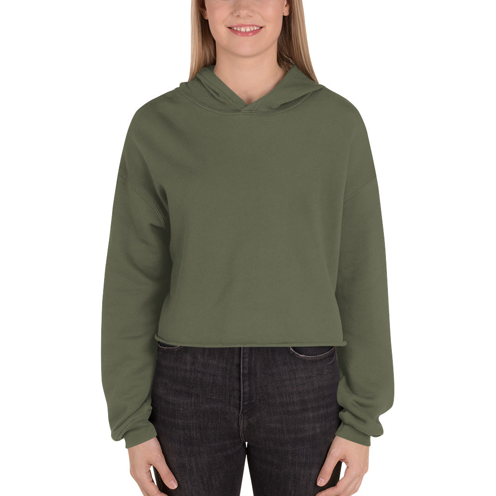 Bettina Marks Logo Crop Hoodie