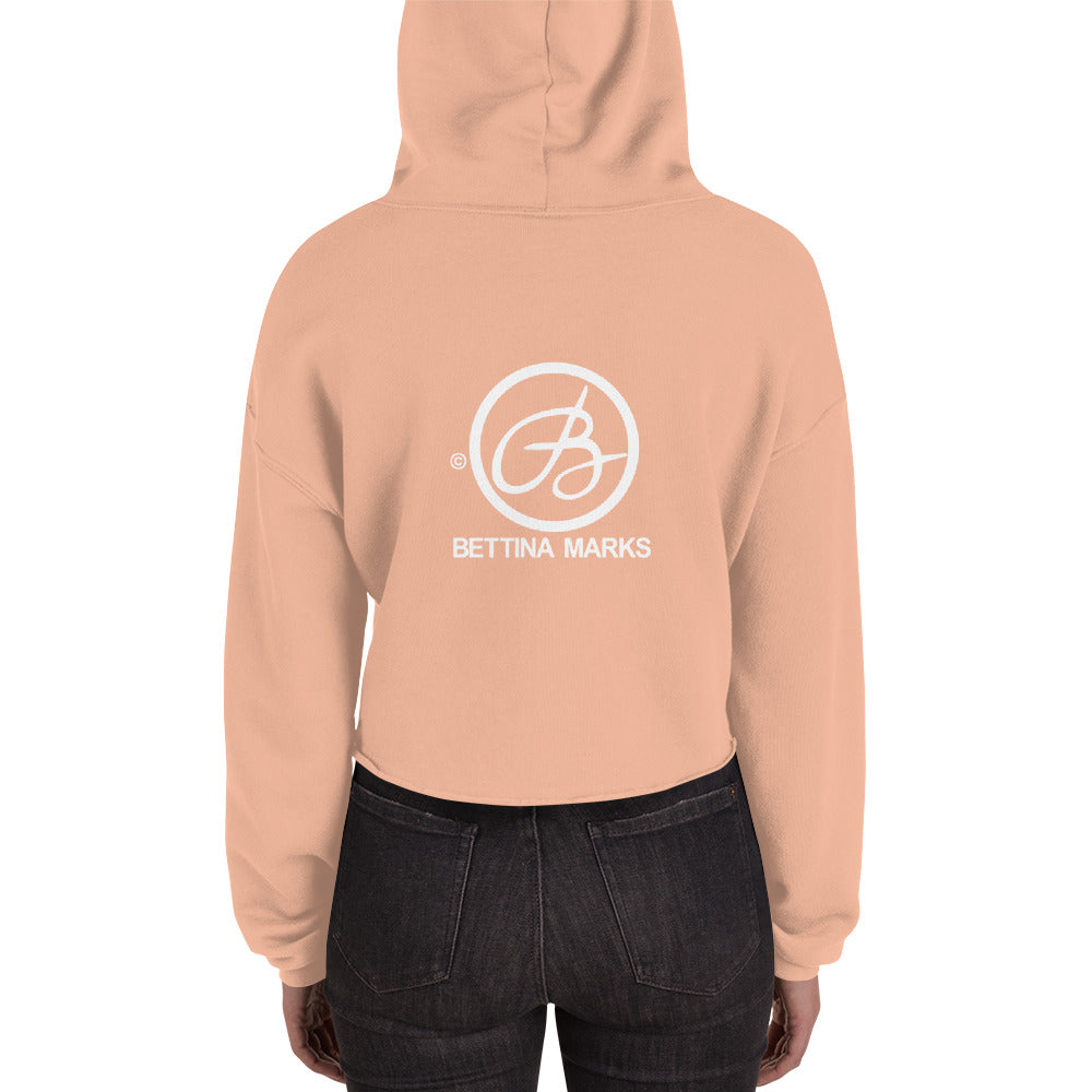 Bettina Marks Logo Crop Hoodie