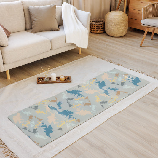 Abstract Forest Yoga Mat