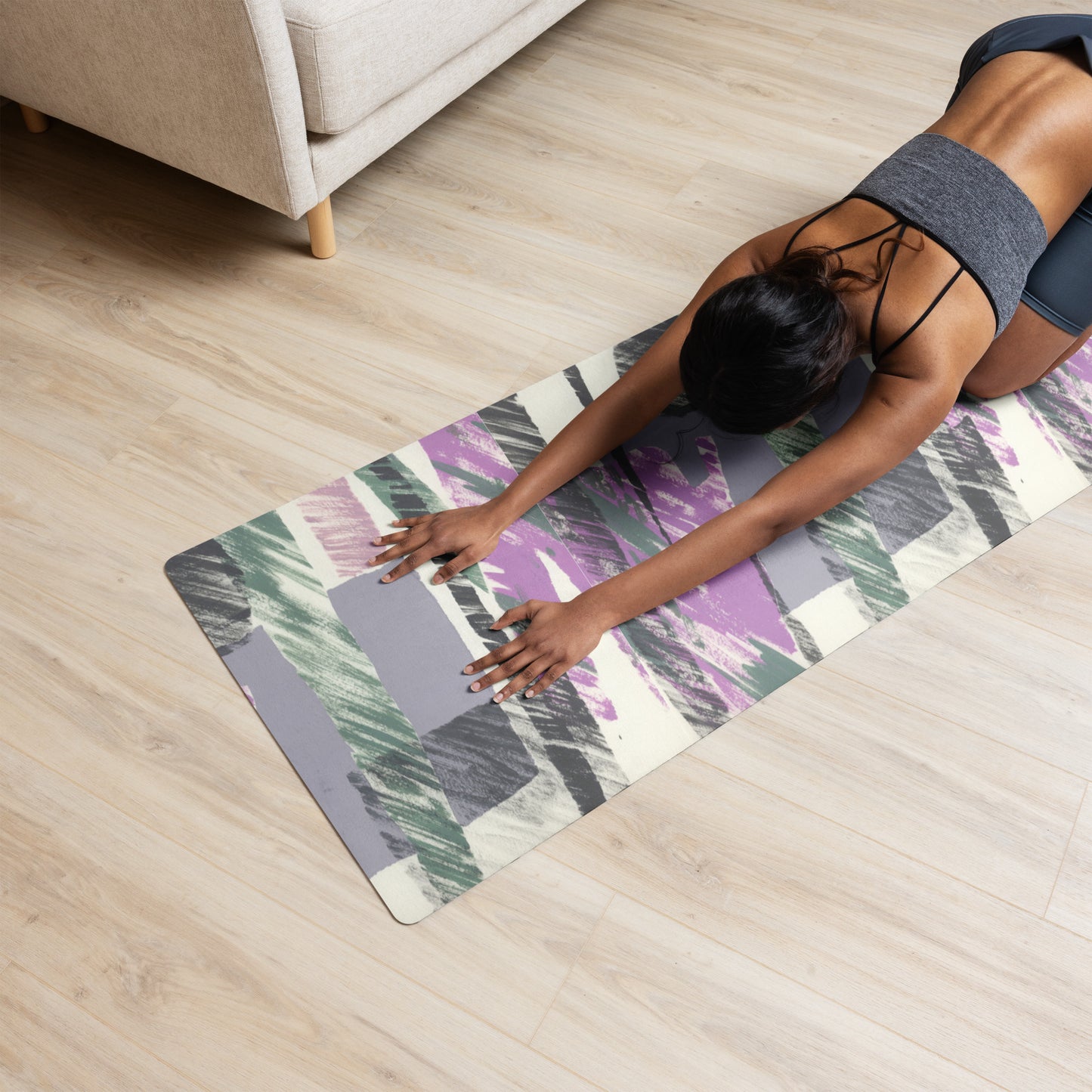 Abstract Collage Yoga Mat