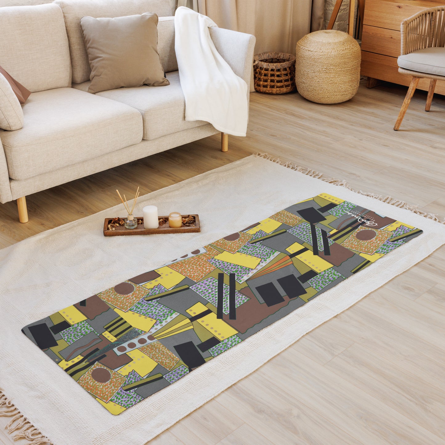 Graphic Tango Yoga Mat