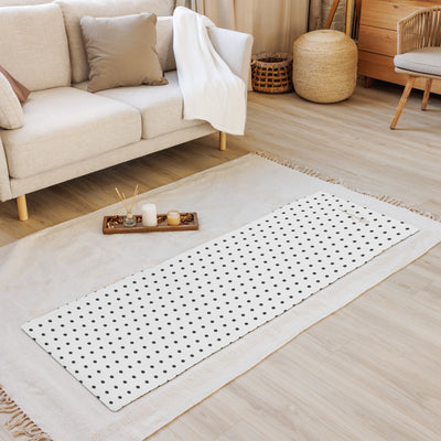 Poppy Seed Polka Dot Yoga Mat