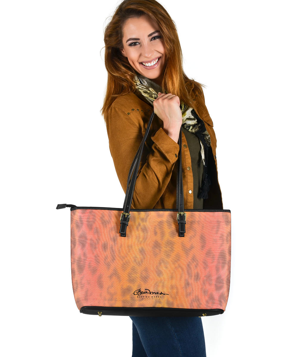 Ombre Leopard Large Tote Bag