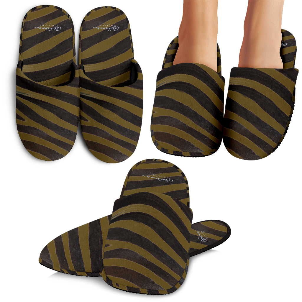 Wild (select color) Zebra Slipper