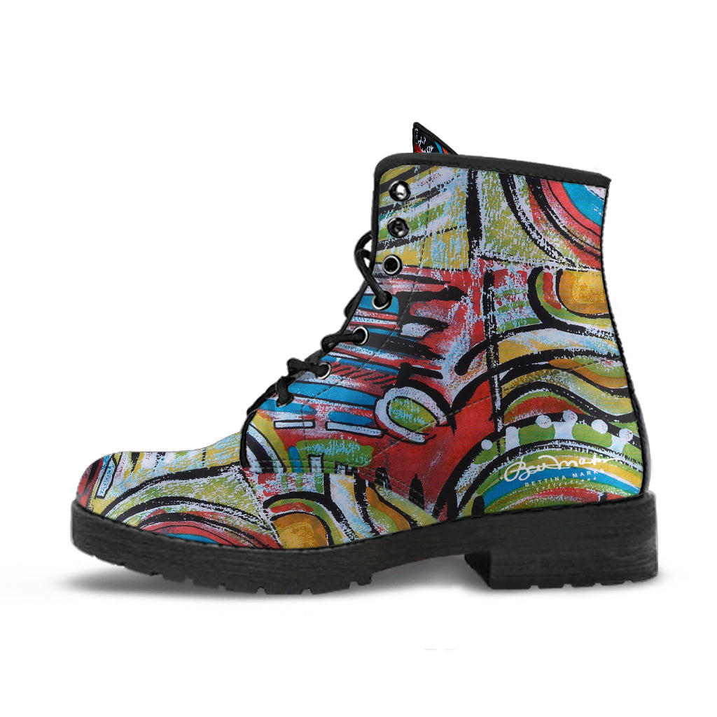 Whirl Wind Leather Boots (Vegan)