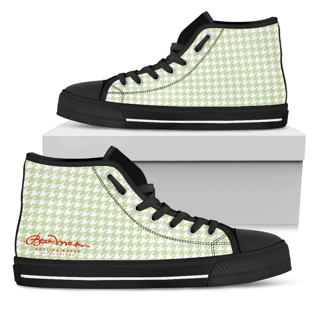 Butterfly Houndstooth High Top Sneakers