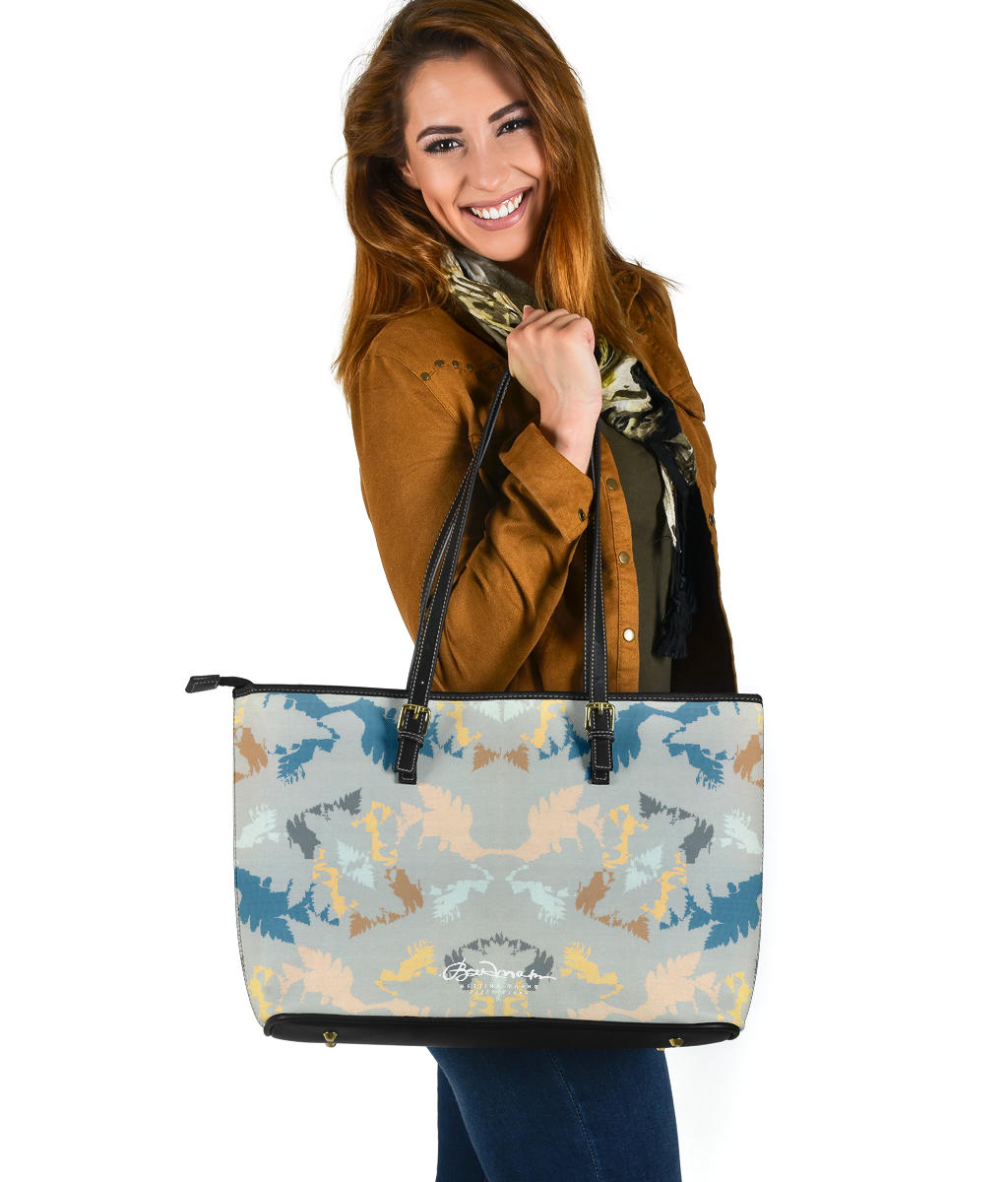 Abstract Forest Large Tote Bag