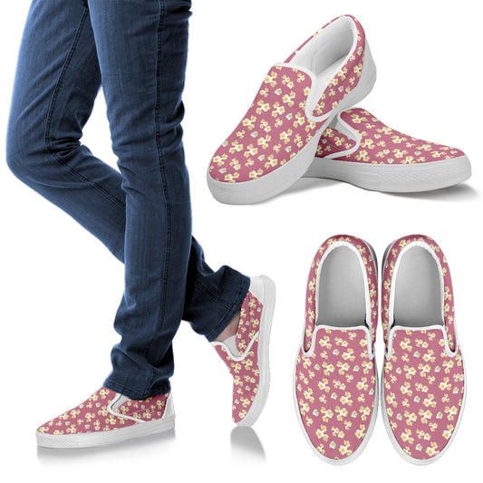 Starburst Floral Slip On Sneakers