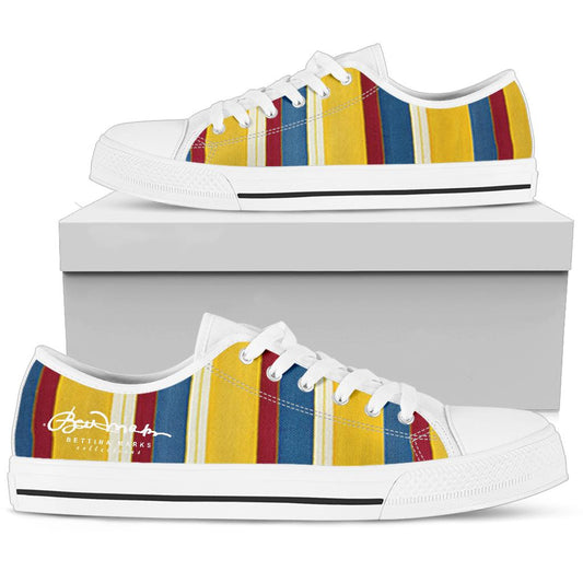 Riviera Stripe Low Top Sneakers