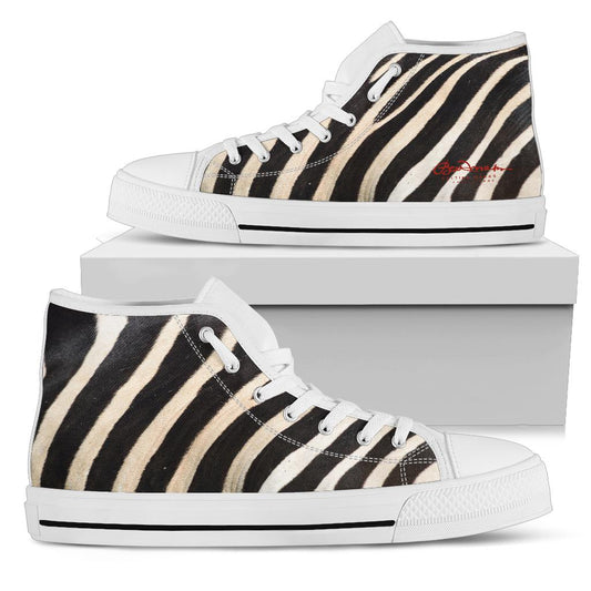 Zebra High Top Sneakers