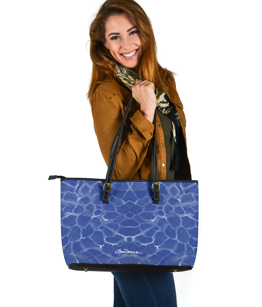 Blue Pool Large Tote Bag