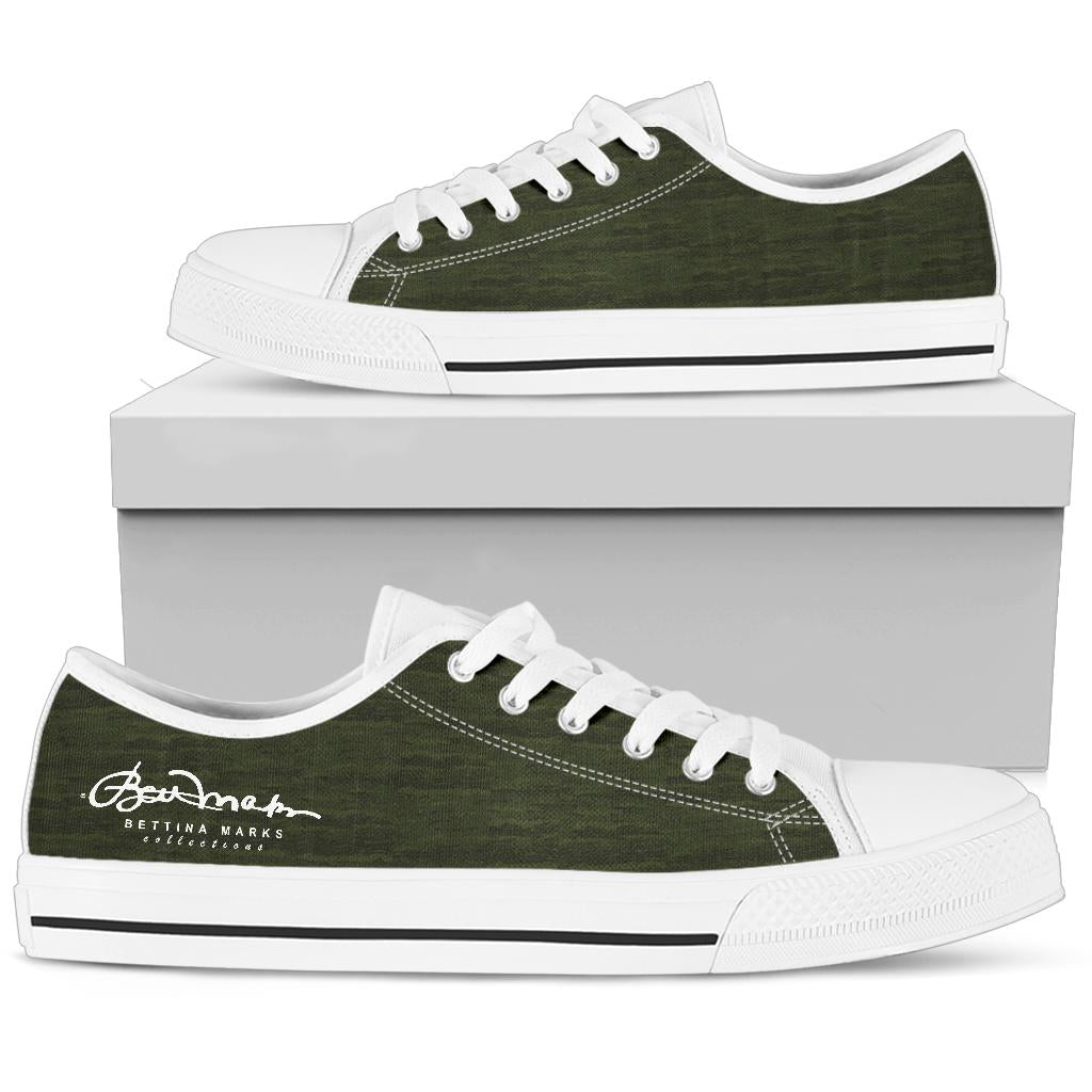 Army Camouflage Lava Low Top Sneakers