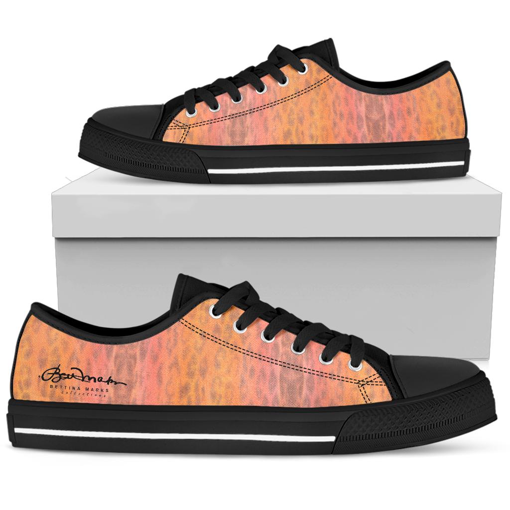 Ombre Leopard Low Top Sneakers