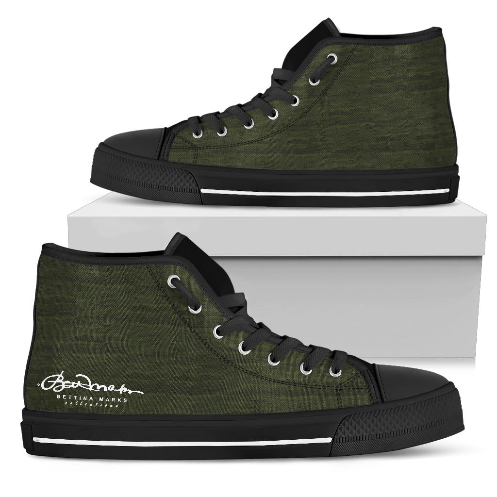 Army Camouflage Lava High Top Sneakers