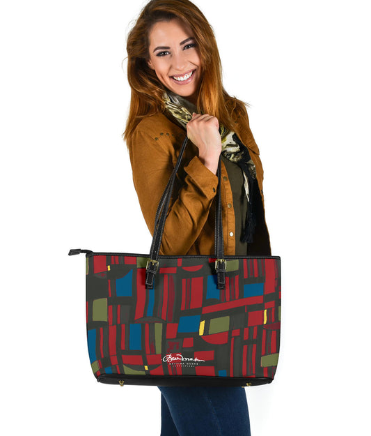 Spirited Geo Large Tote Bag