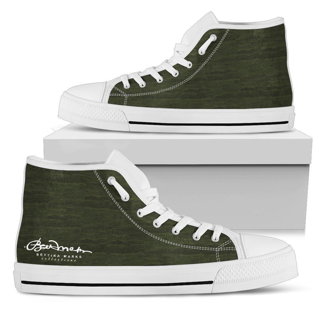 Army Camouflage Lava High Top Sneakers