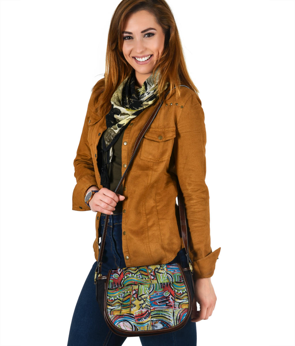 Whirl Wind Saddle Shoulder Bag