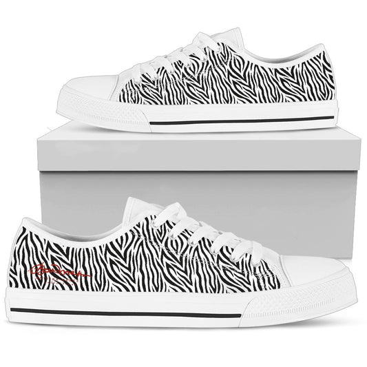 Zebra Low Top Sneakers
