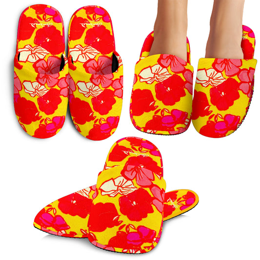 Sixties Floral Slipper