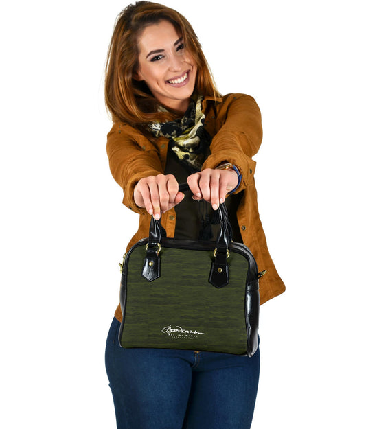 Army Camouflage Lava Hand Bag w Shoulder Strap