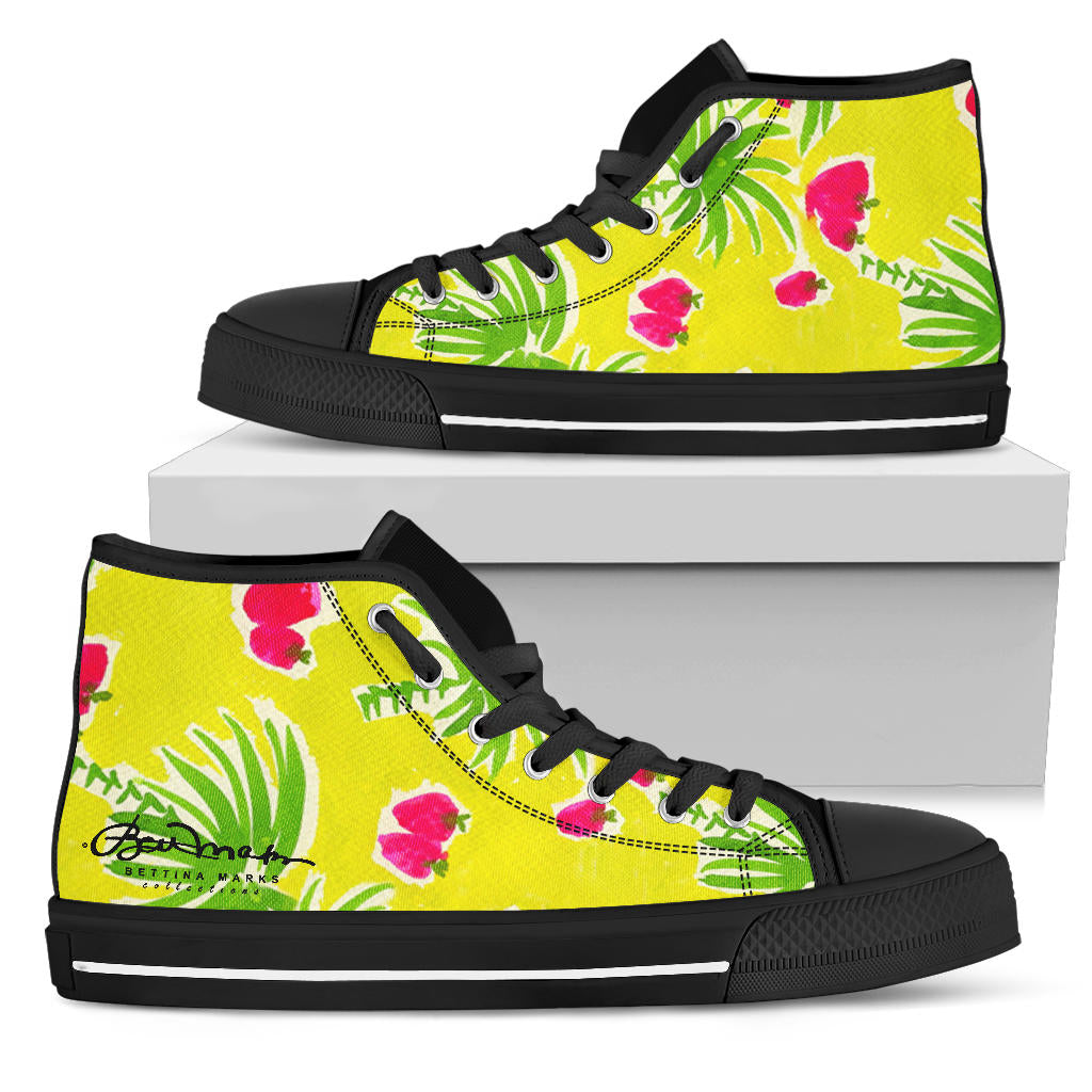 Strawberry Tropic High Top Sneakers