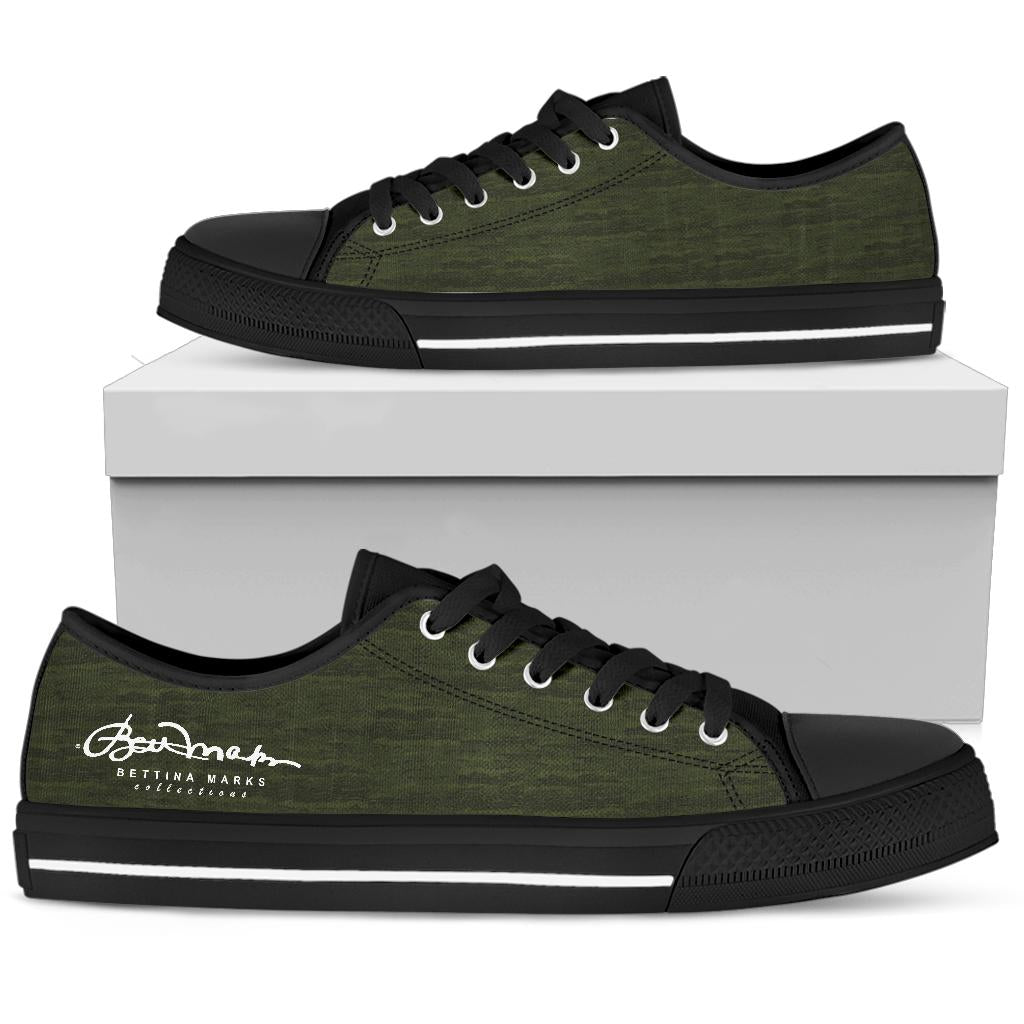 Army Camouflage Lava Low Top Sneakers