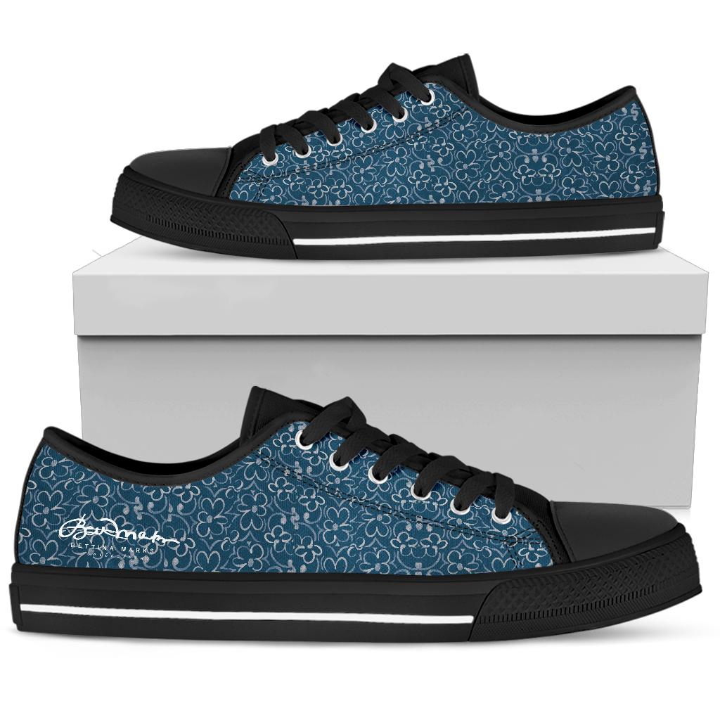 Linear Sixties Floral Low Top Sneakers