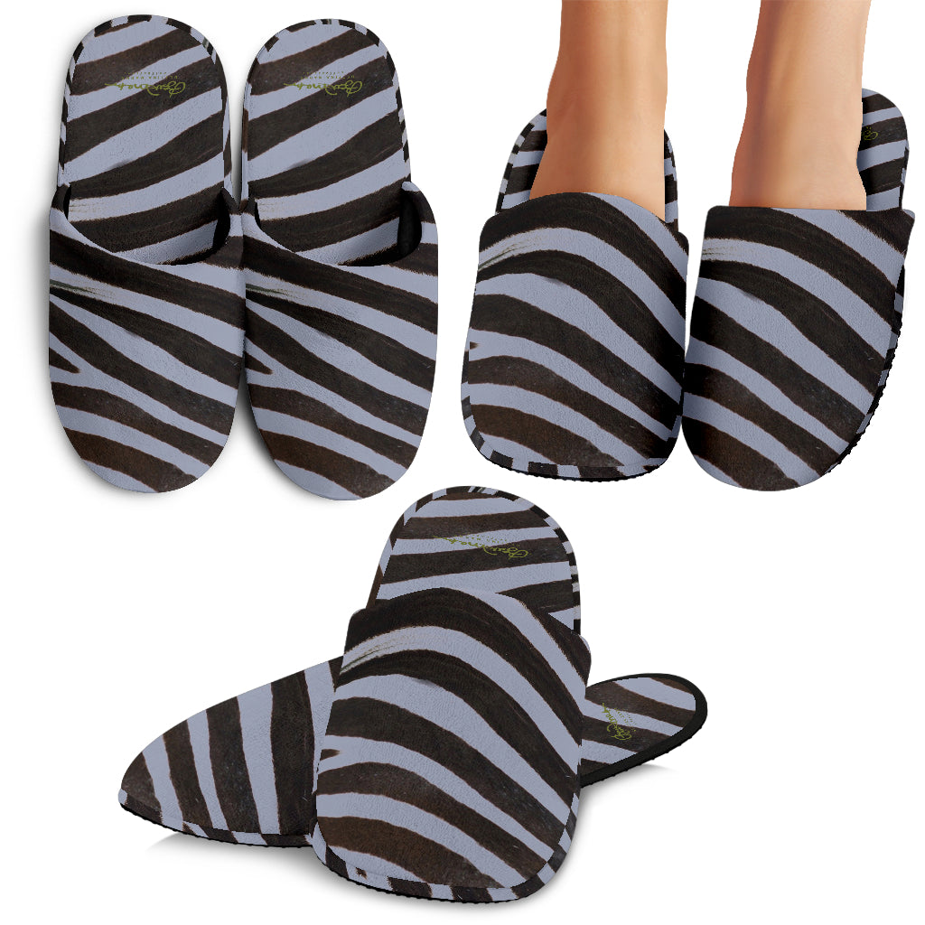 Wild (select color) Zebra Slipper