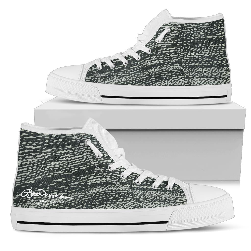Tire Scribbles High Top Sneakers