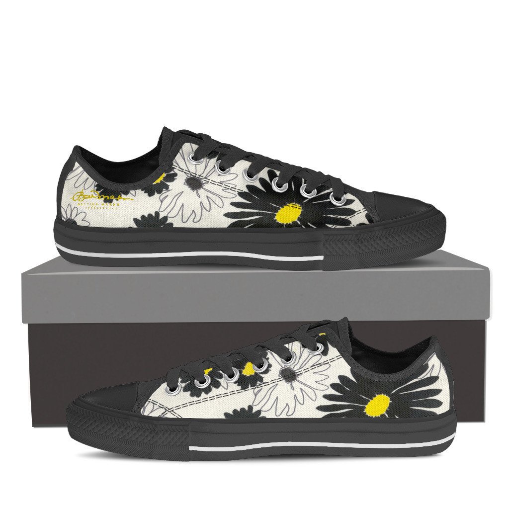 Daisy Men's Black Low Top Sneakers