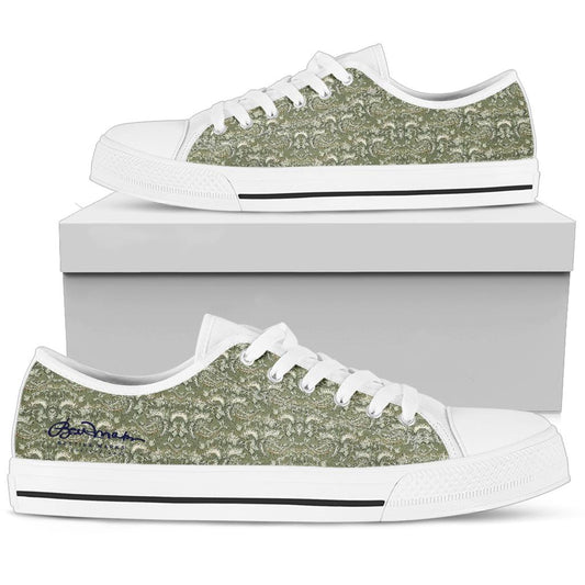Floral Paisley Low Top Sneakers