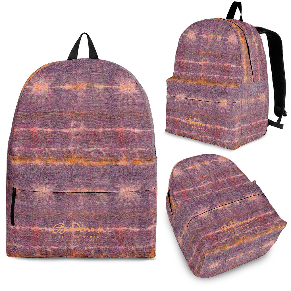 Purple Sunset Tie Dye Back Pack