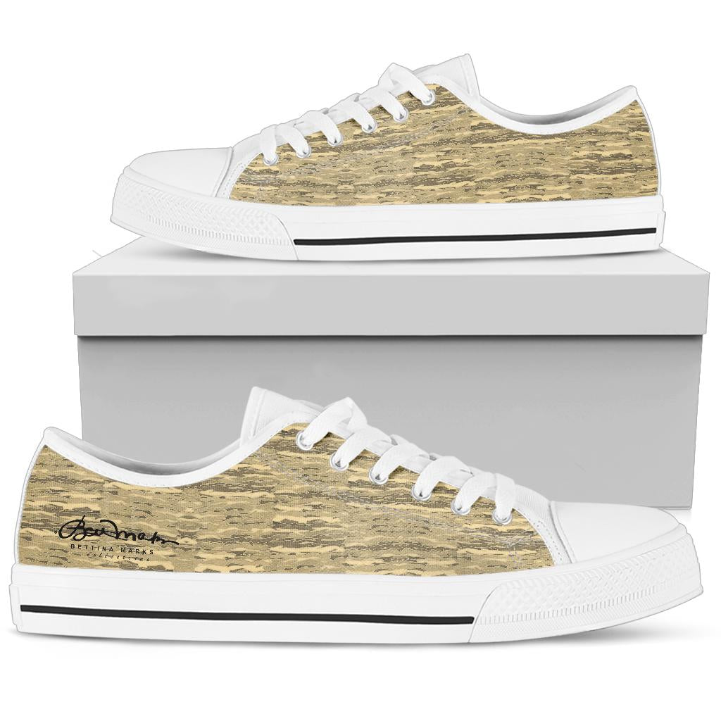 Sand Lava Camouflage Low Top Sneakers