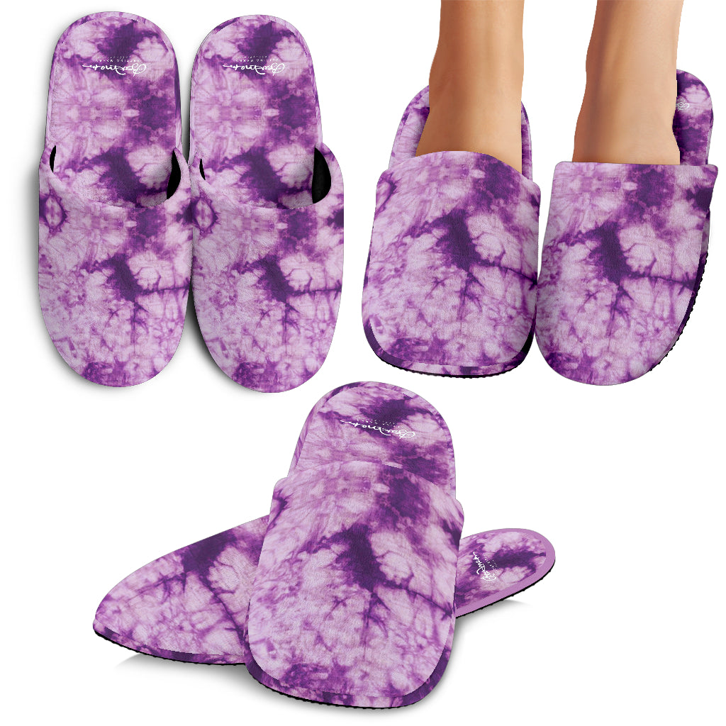 Purple Tie Dye Slipper