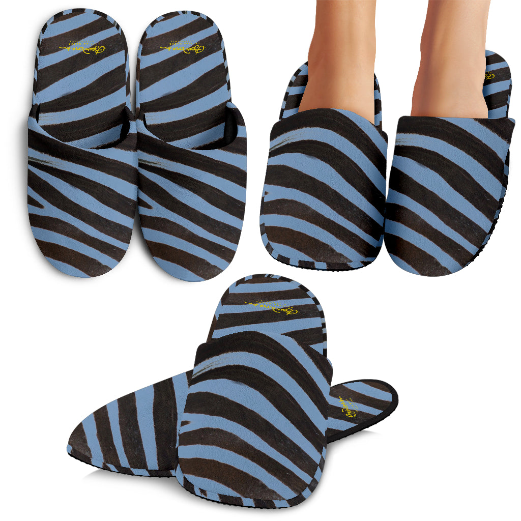 Wild (select color) Zebra Slipper