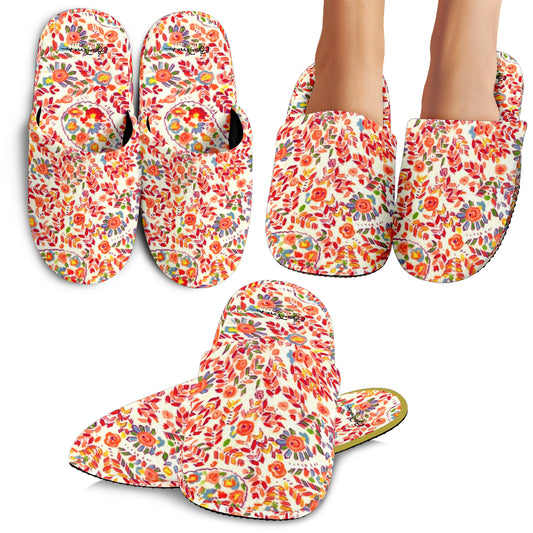 Retro Paisley Slipper