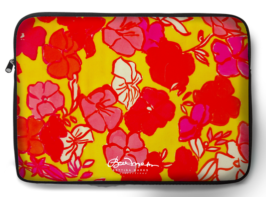 Sixties Floral Laptop Sleeve